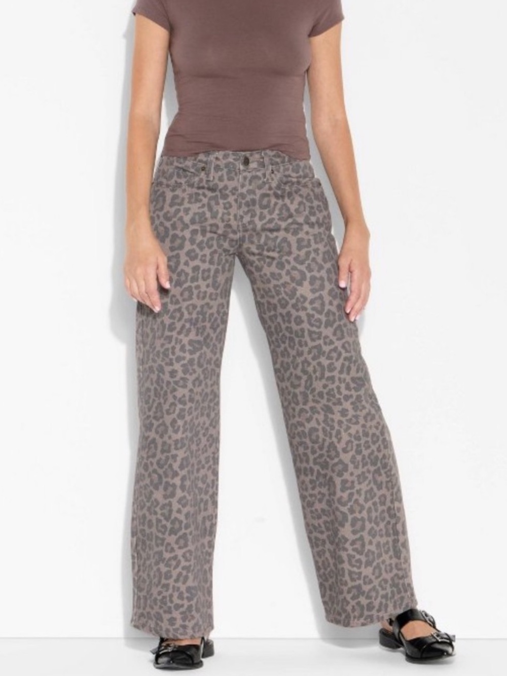 Leopard Print Jeans